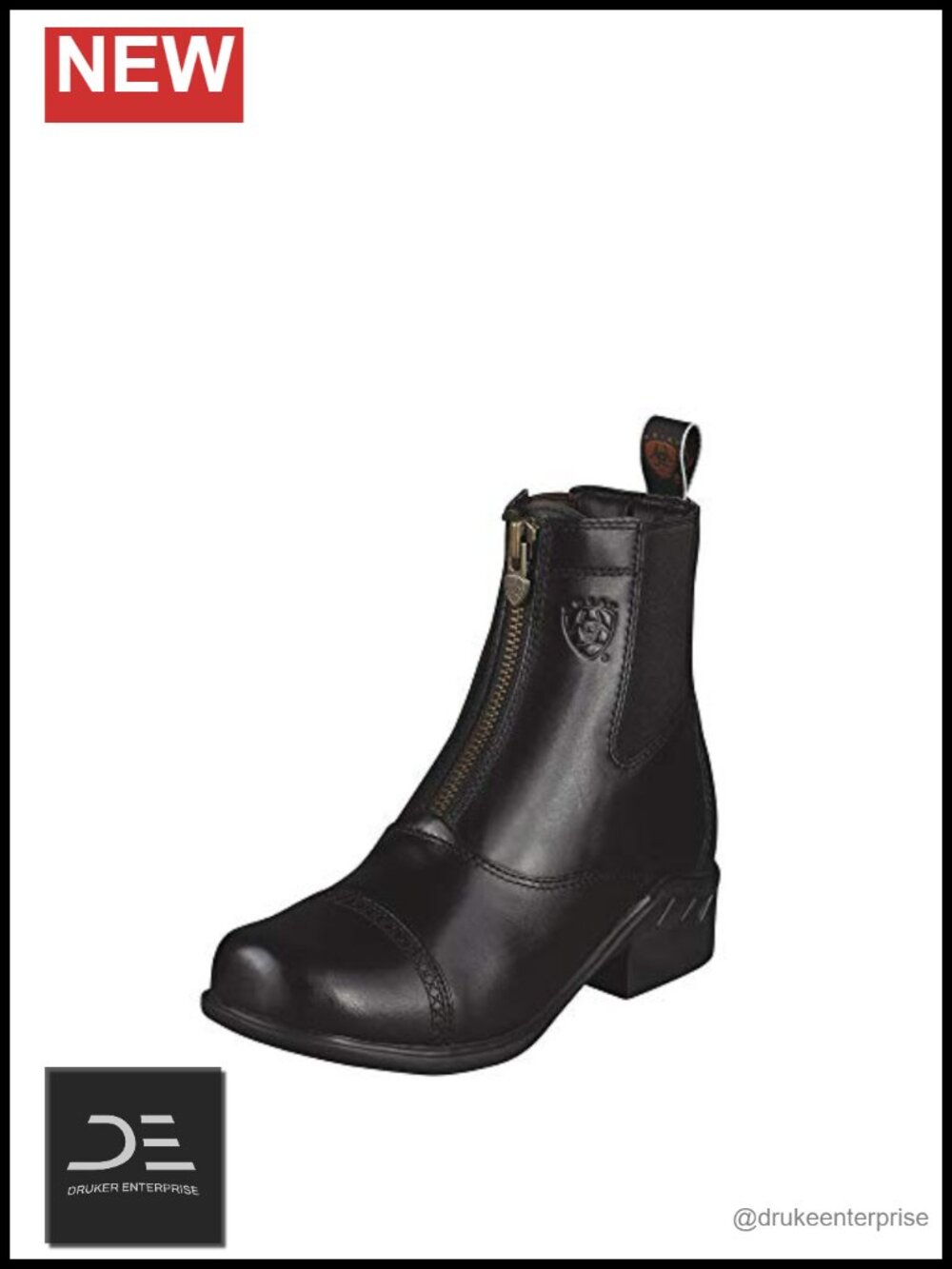 Ariat Women's Paddock Boots Equestrian Riding Leather Zip